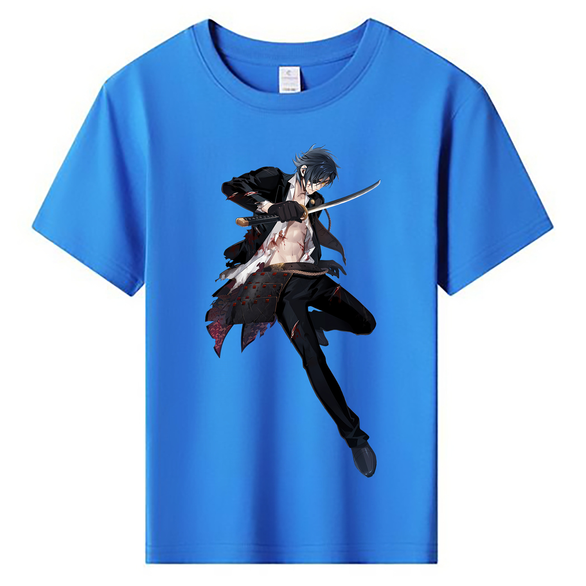 （画像用） 刀剣乱舞 Touken Ranbu 綿100％キッズTシャツ（フロントプリント）